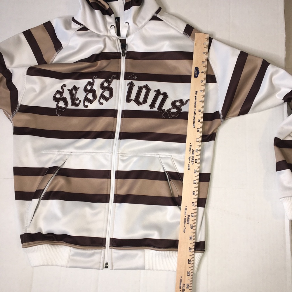 Sessions stripes snowboarding hoodie snow - Picture 8 of 10